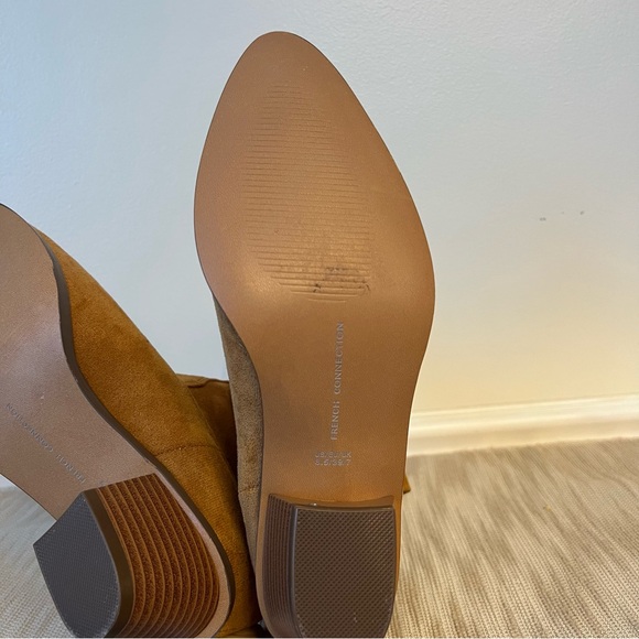 FRENCH CONNECTION CARRIE WESTERN BOOTS WOMEN'S Sz 8 • Cognac - Picture 15 of 16